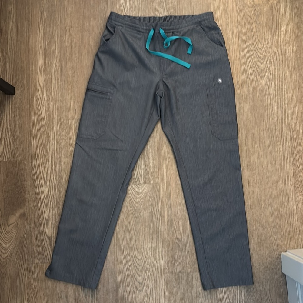 FIGS - Yola Skinny Scrub Pants - Graphite - Size S
